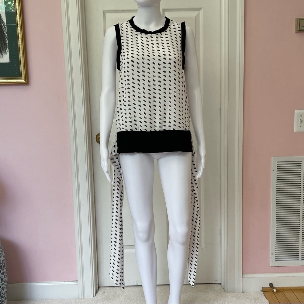 Trouve Belted Blouse size Small - Picture 5 of 9